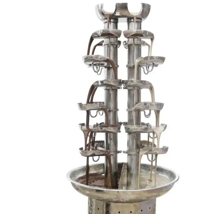 Professional Stainless Steel Electric Chocolate Fountain Machine for  Commercial Hotel Big Party Use