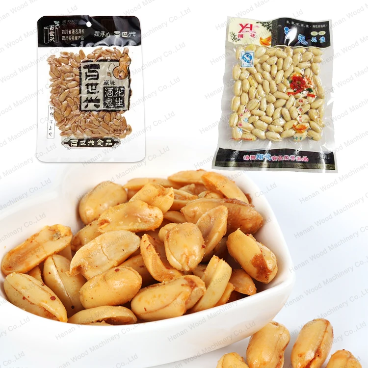 industrial vaccum packing machine peanut frying production line