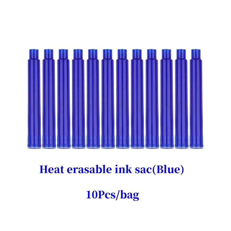 Оптовая продажа термочувствительных стираемых чернил 3 4 мм универсального калибра синих черных ручек чернильный мешок
