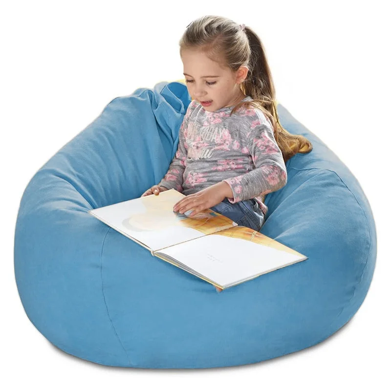 High Quality Baby Bean Bag Canvas Fabric Bean Bag Chair Modern Living Room Bedroom Corner Baby Lazy Bean Bag