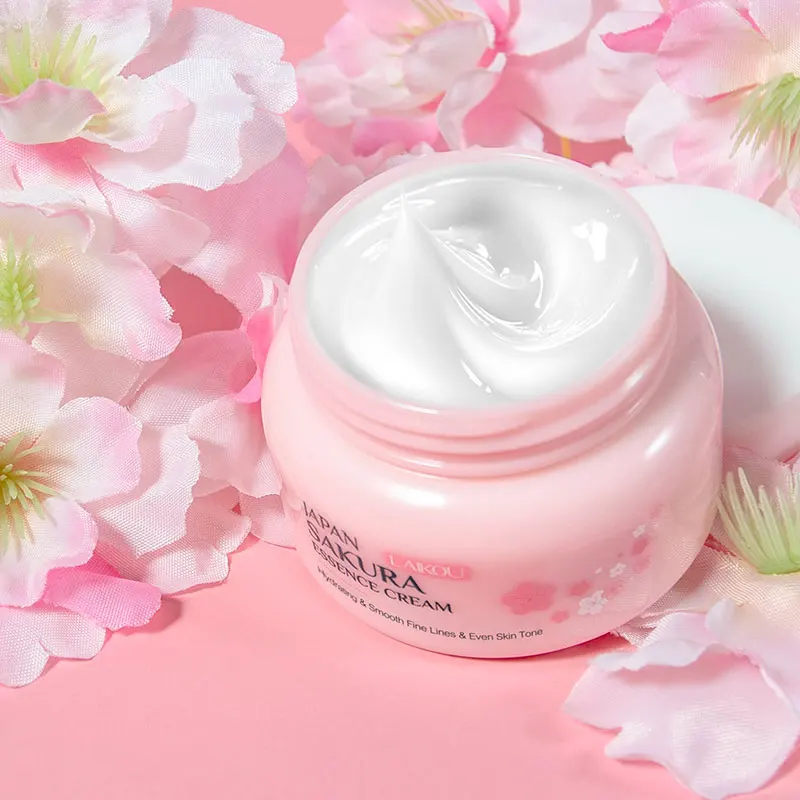 Cherry Blossom Essence Cream 60g Moisturizing Hydrating Sakura Face Cream For Day and Night Use
