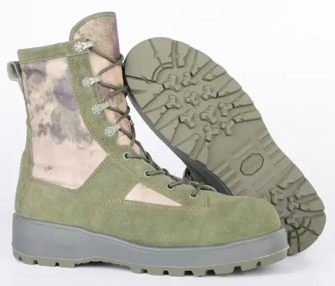 Lace up waterproof outdoor beige army military desert boots SC-6663