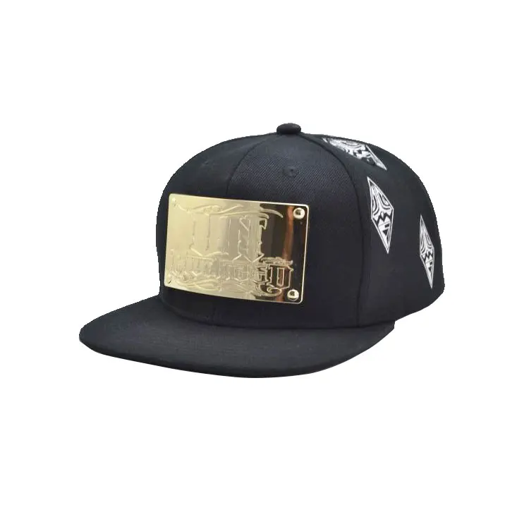 Fitted Fancy Made in China High Low Crown Polyester Baseball Snapbacks Caps