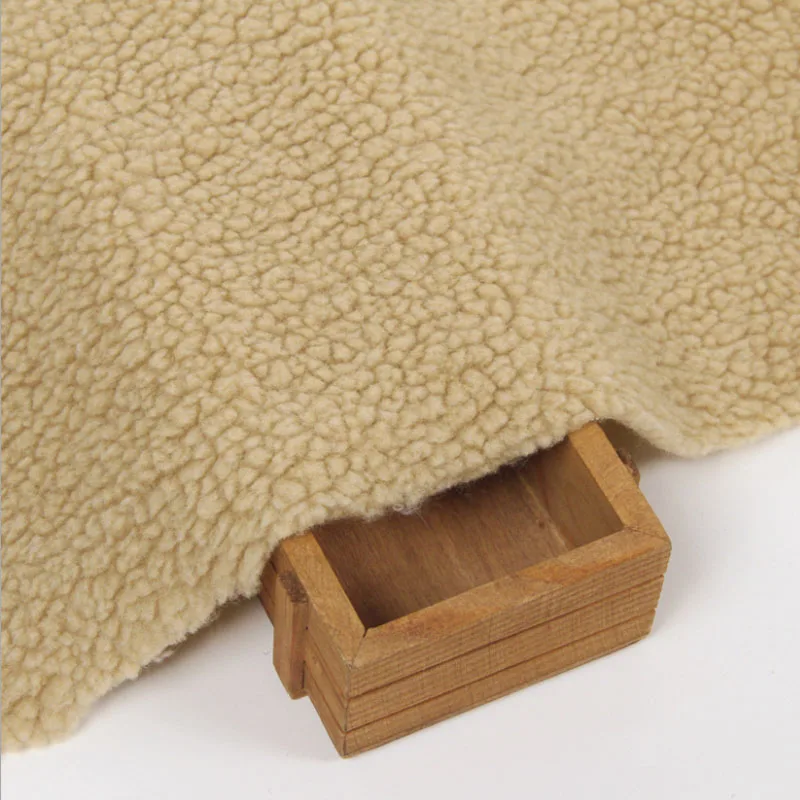 China Suppliers 100% Polyester Berber Fleece Fabric For Blanket Or Jacket Men Fake Sherpa Faux