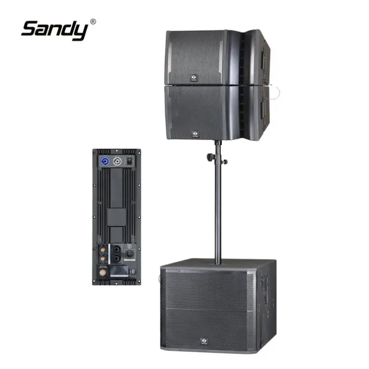 Pro Audio Active Dual 10-Inch Line Array Speaker Small Church PA System