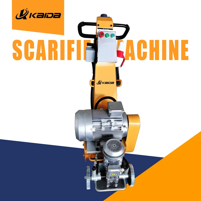 KAIDA Hand Pushed Scarifying Machine/ Concrete Floor Scarifier For Road Construction scarifier garden powered