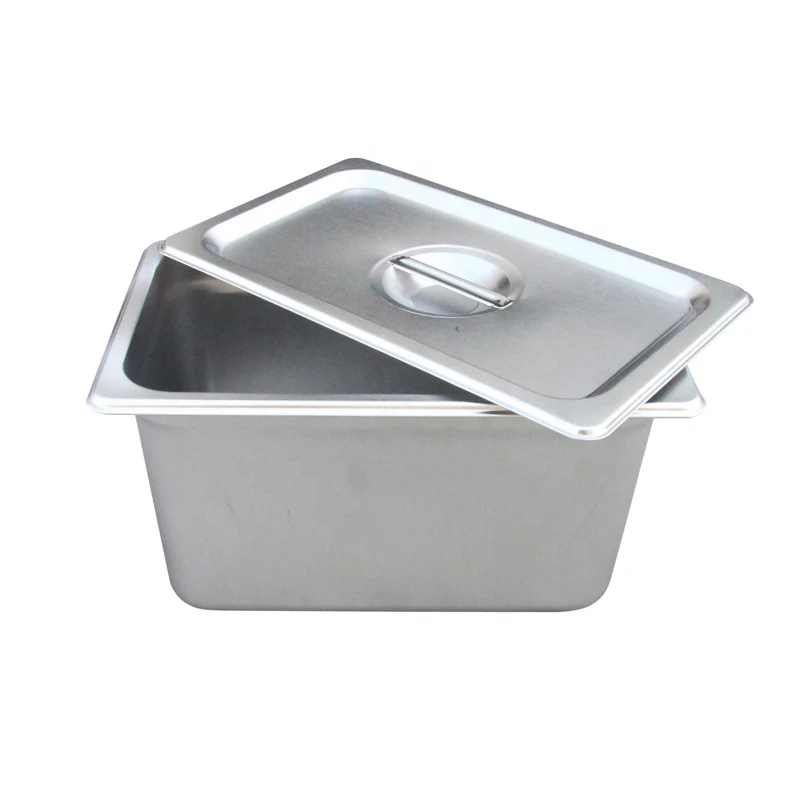 High Quality  Acceptable Customized Size Stainless Steel Gastronorm Food Container GN Pan