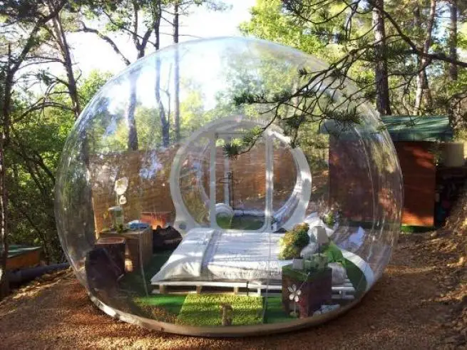 Hot sale high quality inflatable transparent tent/ kinds of inflatable bubble dome tent for camping hotel