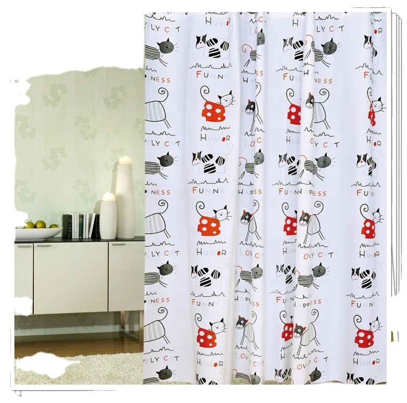 Прямая Продажа с фабрики занавеска для душа PEVA отеля