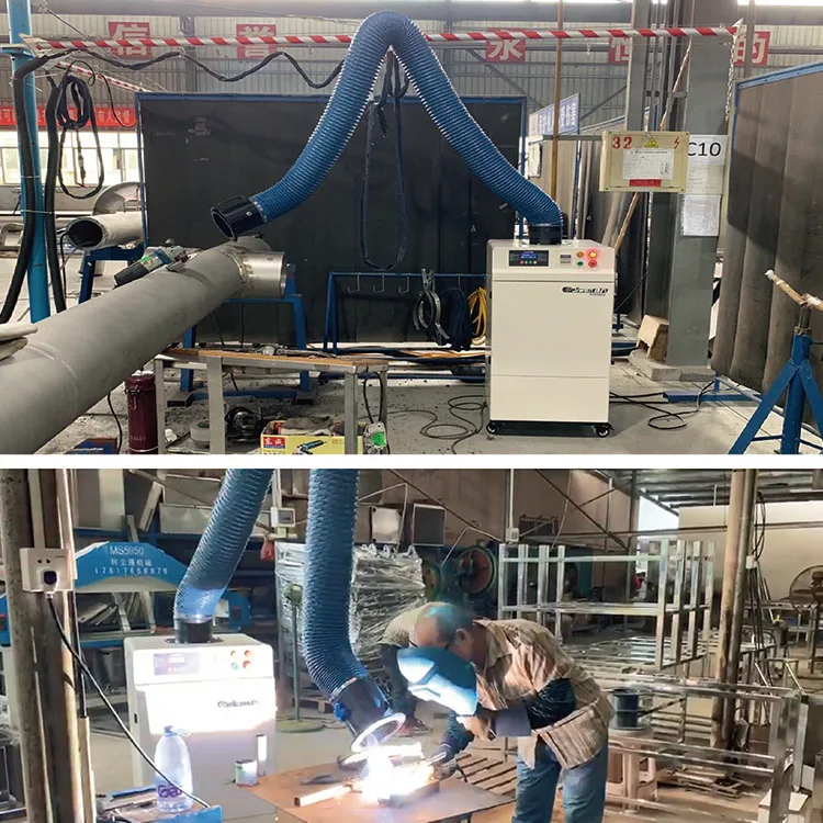 Ruiwan Mini Portable Quality Vacuum Suction Industrial Grinding Powder Collector Dust And Smoke Extractor