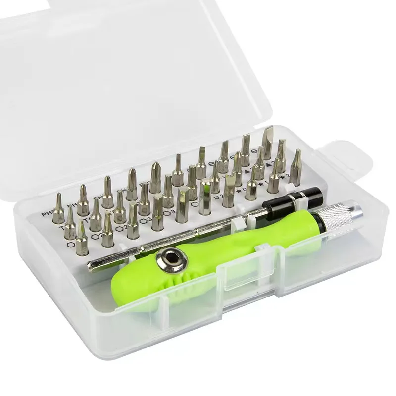 32 in 1 tool insulated screwdriver set Phillips tool, mobile phone computer electronic product repair disassembly tool set