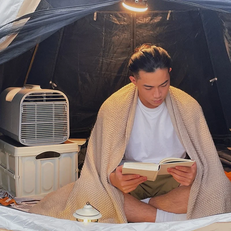 Portable Outdoor Tent Air Conditioner DC 12 24V smart Compressor aircon 4500BTU for cooler Camping Camper RVF Car Truck