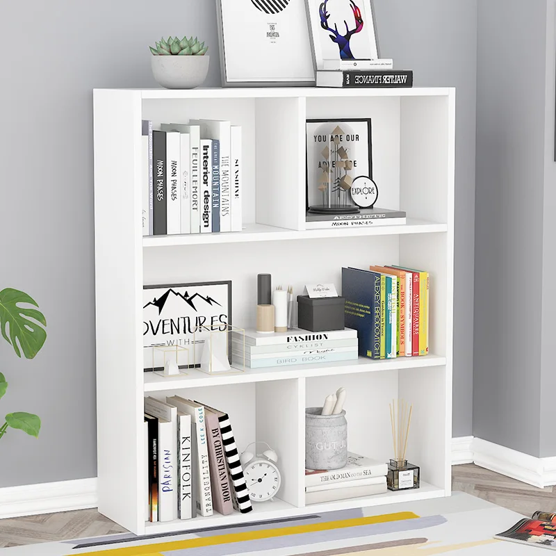 Wooden book shelf children book rack large capacity wholesale