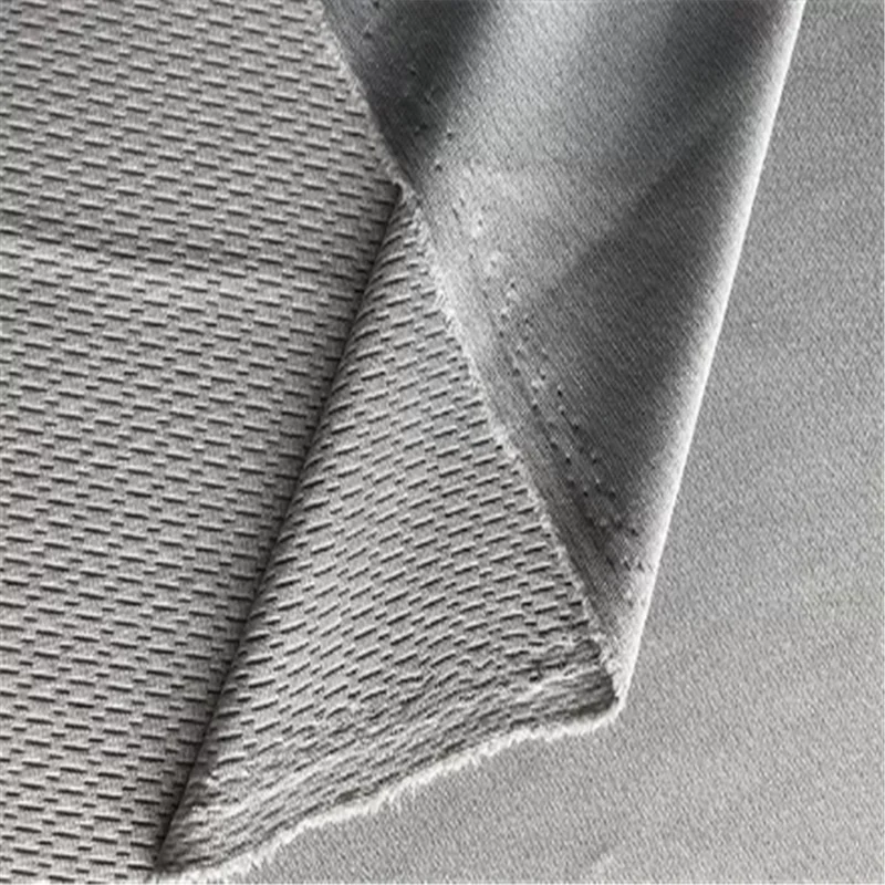 Textile manufacturer Weft Knitted 100% Polyester Bird Eye Sports Mesh Fabric For T-Shirt