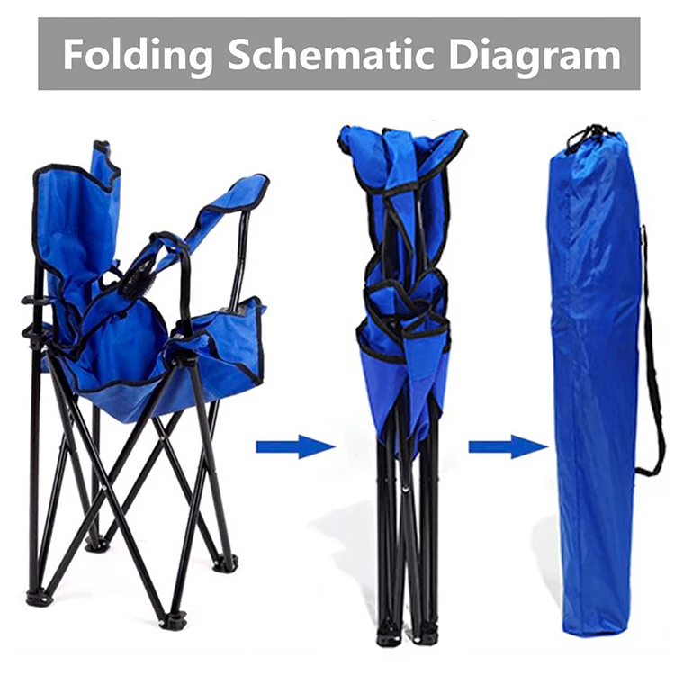 Outdoor Portable Camping Chair Lightweight Folding Camping Chair