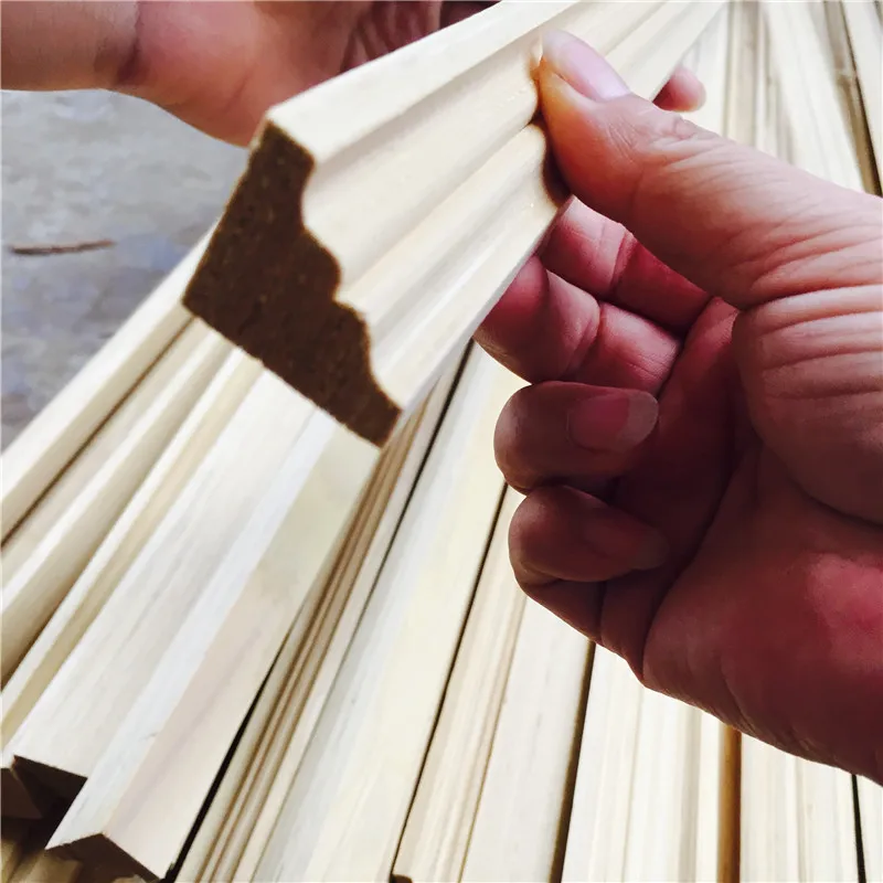 Artificial wood mouldings cheap price wood molding