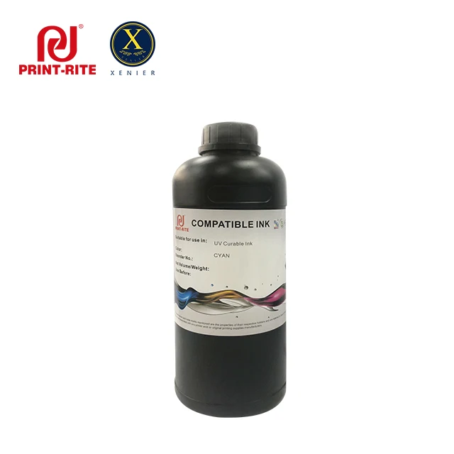 Print-Rite fluorescent photo id cards uv curing ink for EPSON led uv digital  printer ceramic ink