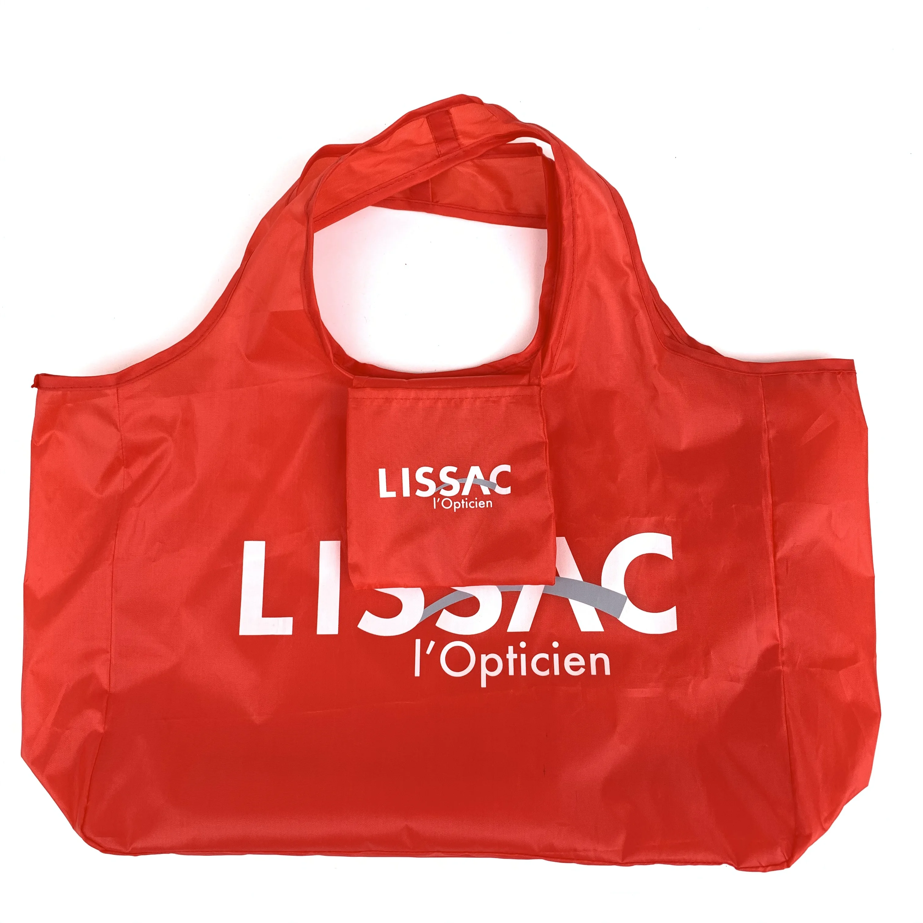 recycled reusable eco-friendly 190t 210d RPET polyester foldable shopping bag for promotion