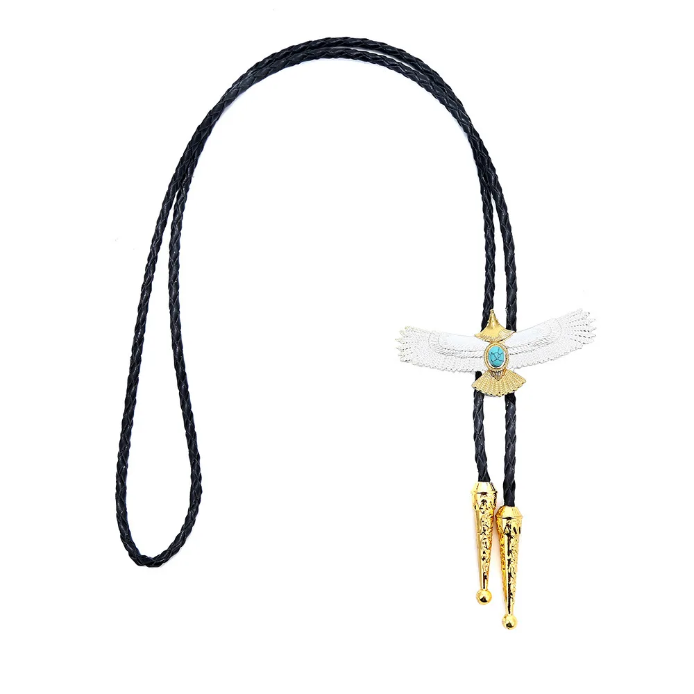 Горячая Распродажа Западный Белый Рог коляр Боло галстук для мужчин и