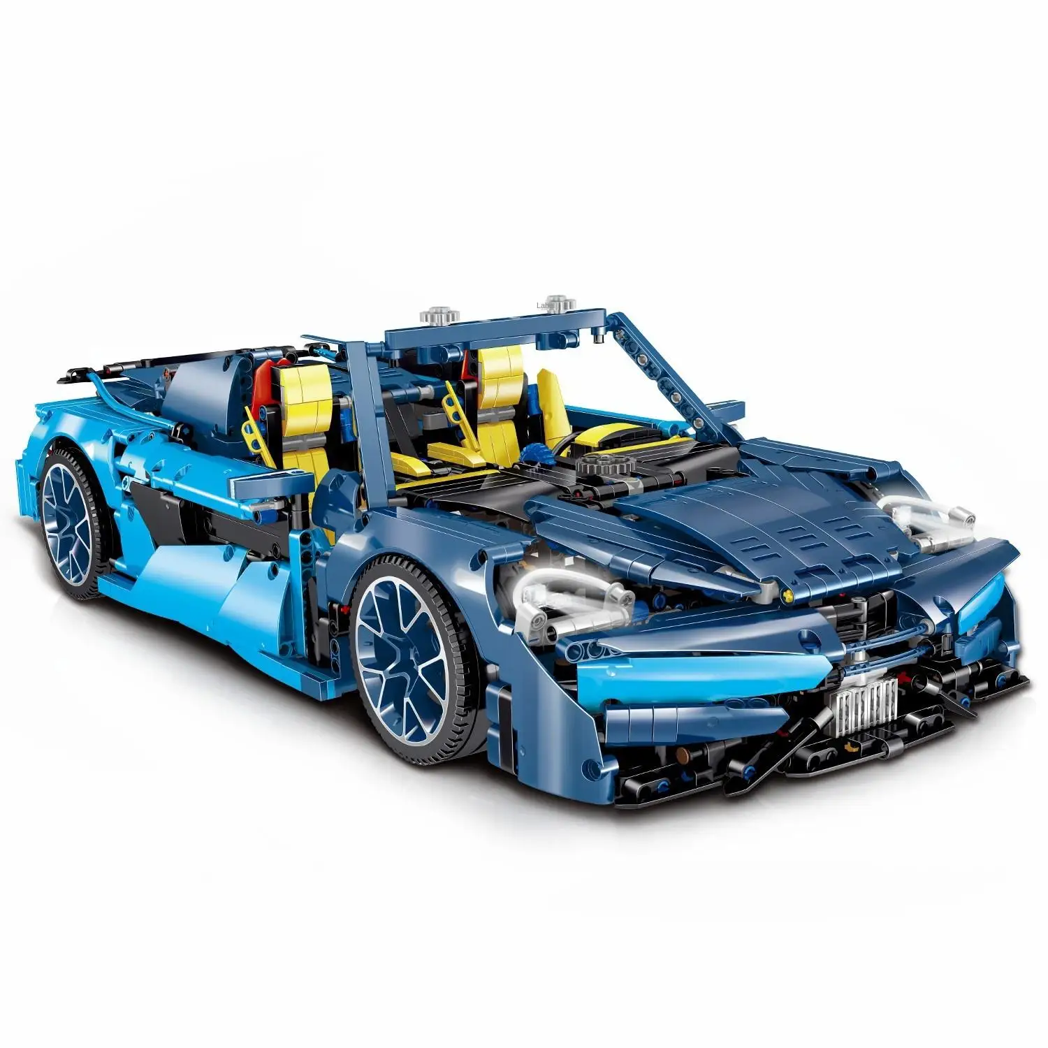 
Qunlong new MINI small particle building blocks sports car adult assembled plug boy educational toy gift 007-009 