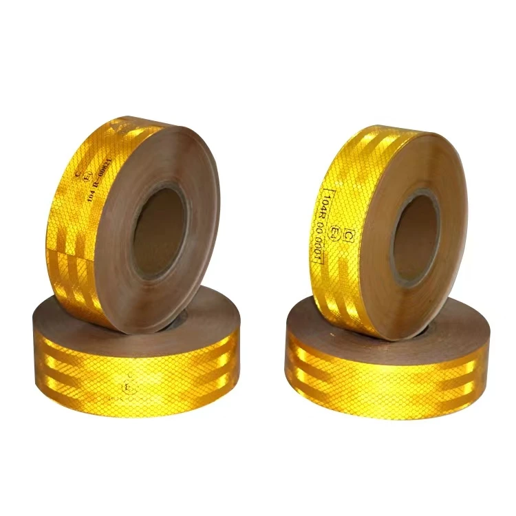 Certificated Emark Diamond Grade Conspicuity Tape ECE 104r Adhesive Reflective Tape Reflector Sticker for Trucks