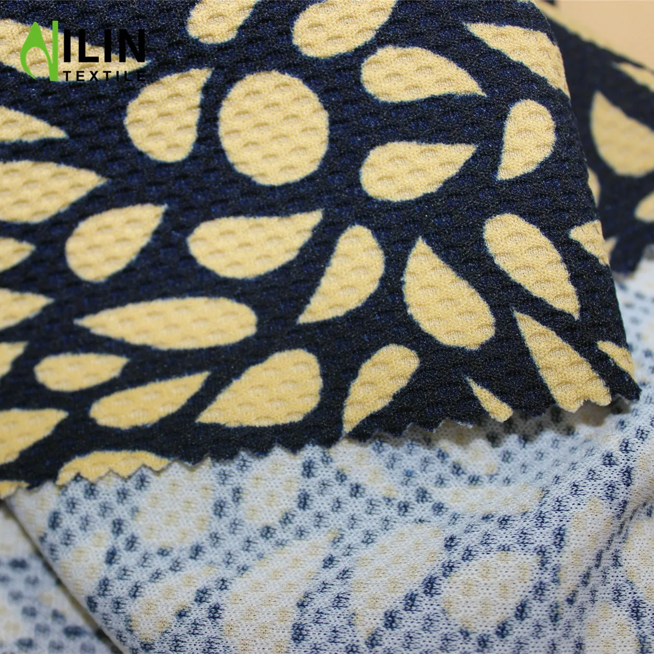 Мягкая и удобная сотовая ткань, оптовая продажа, сотовая сетчатая трикотажная ткань для платья