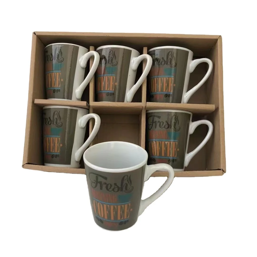 8oz Porcelain mug, ceramic mug, coffee cup