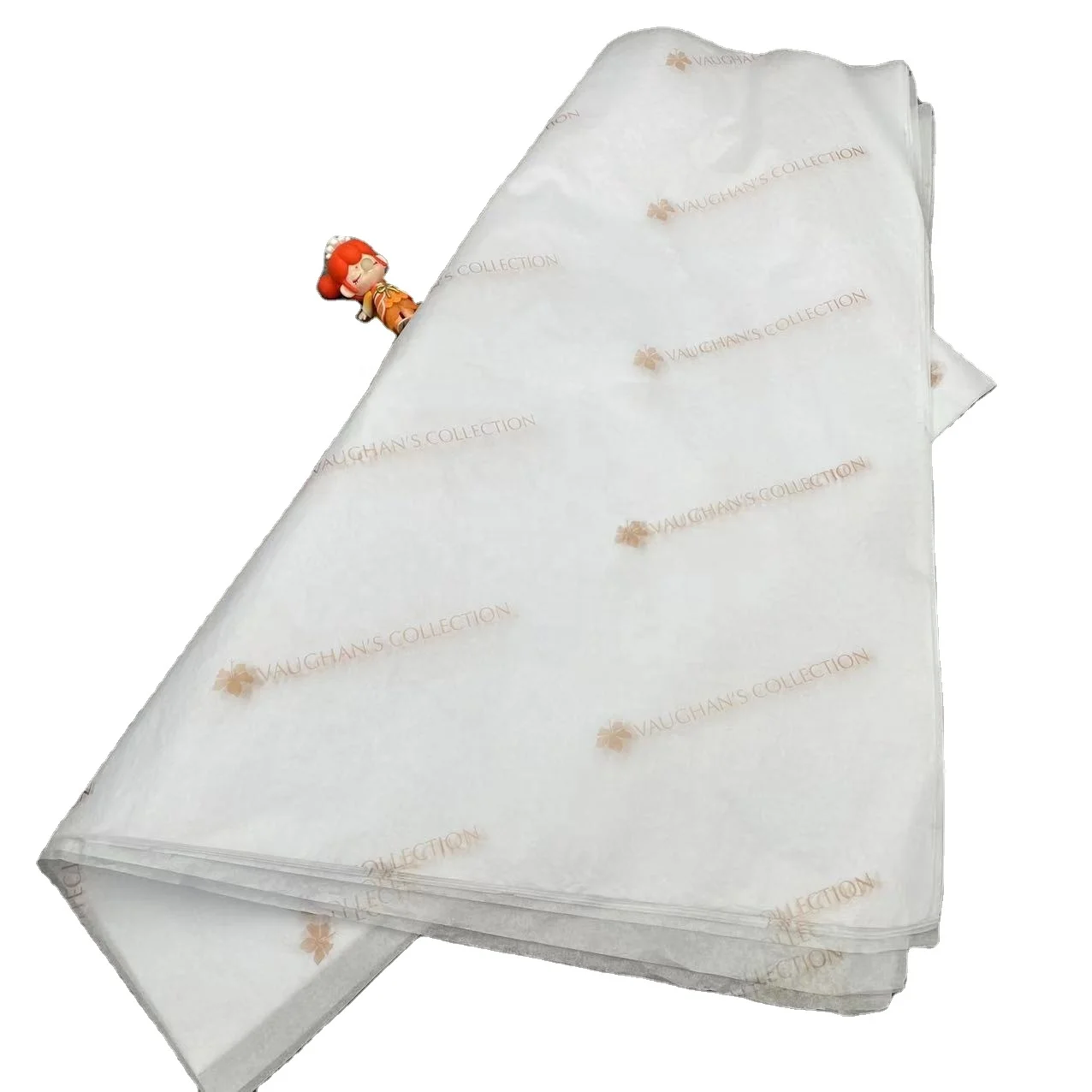 Custom Brand Name Printed Pink Gift Wrapping Tissue Paper for Clothing