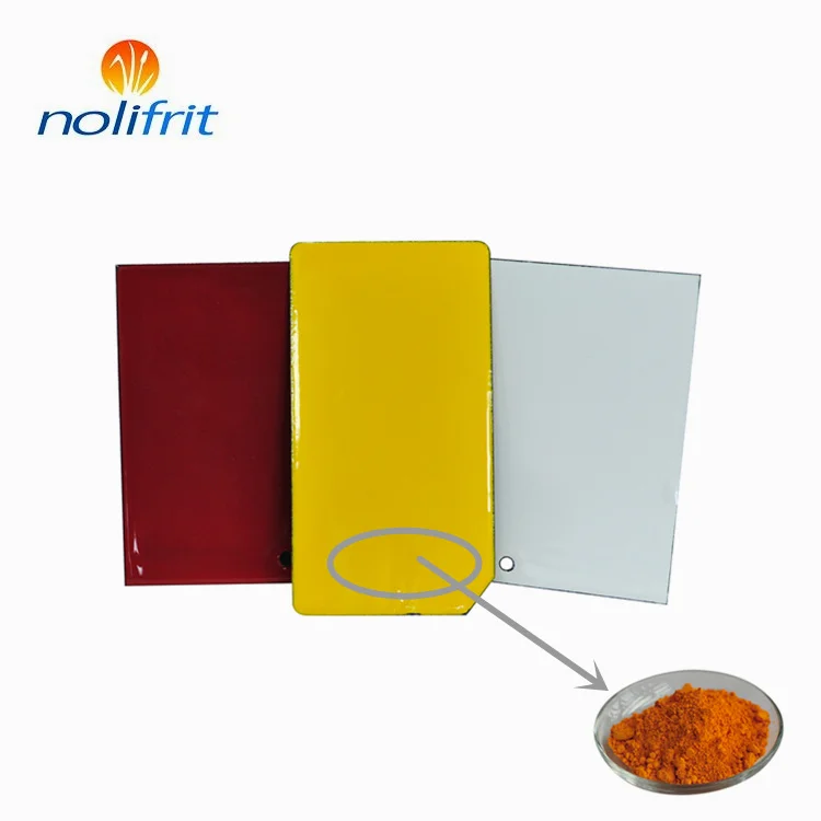Noli yellow enamel pigment powder for enamelware/kitchenware porcelain signage