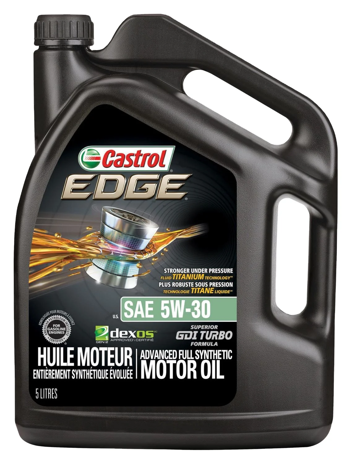 Полностью синтетическое моторное Масло Castrol EDGE 5W30 5 л/Castrol Edge 5W-30 C3, 5 кварт, 3 упаковки