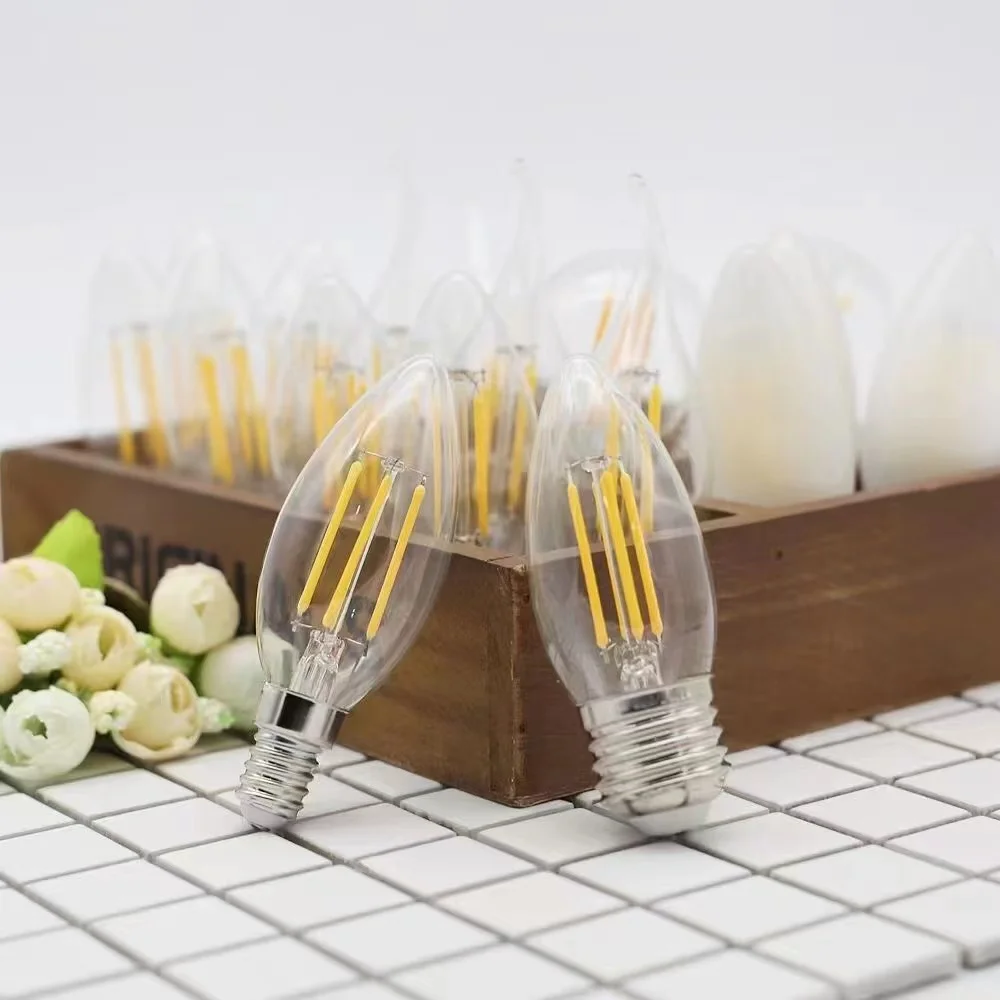 Lowest Price E12 E27 230V 50Hz 2W 4W 5W 6W G45 Globe Decorative Led Filament Bulb Lamp