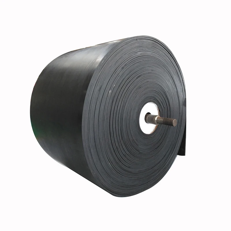 Inclined  Rough Top Rubber Conveyor Belt