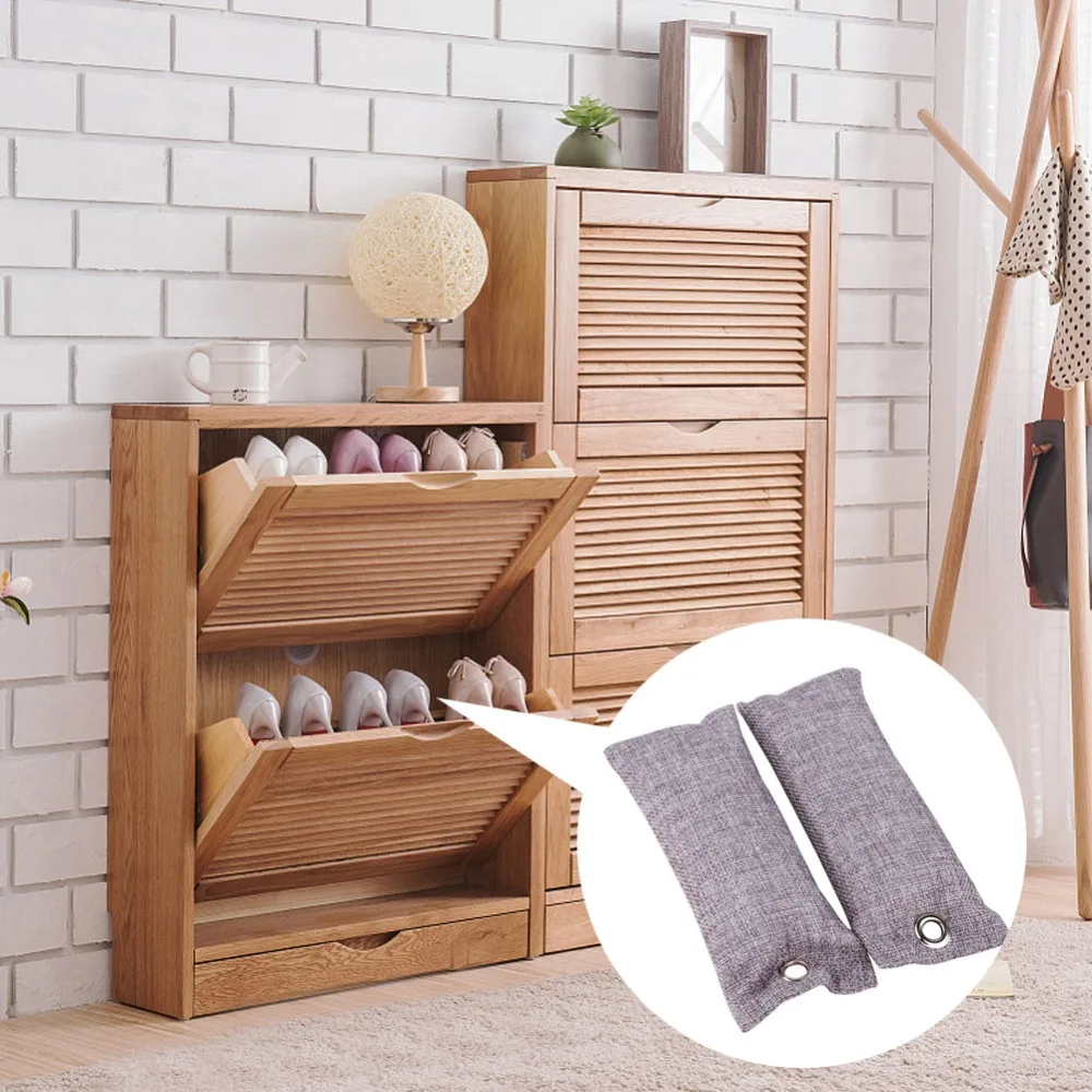 2024 household scented bamboo carbon charcoal filter bag shoe deodorizer moisture absorbent bag
