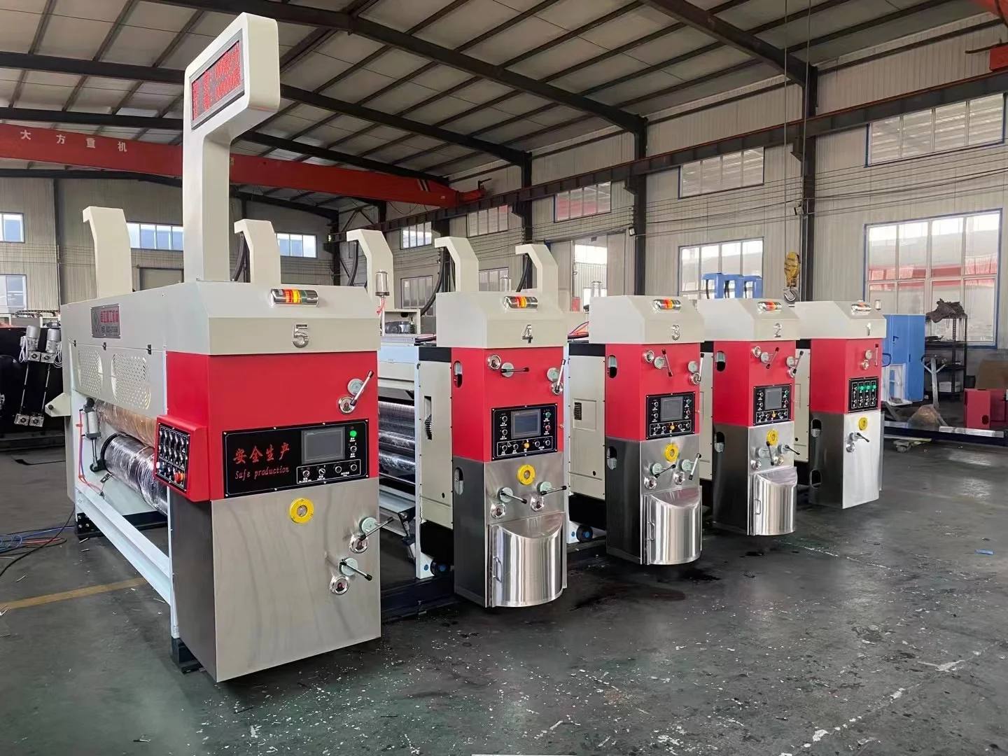 High Quality Automatic Flexo Printer Slotter Die Cutter Price Of Carton Box Packing Machine