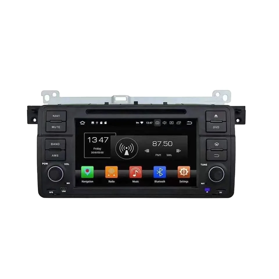 7Inch Android 12  Car DVD Multimedia Player Bluetooths Video Radio System Android Navigation For E46 M3