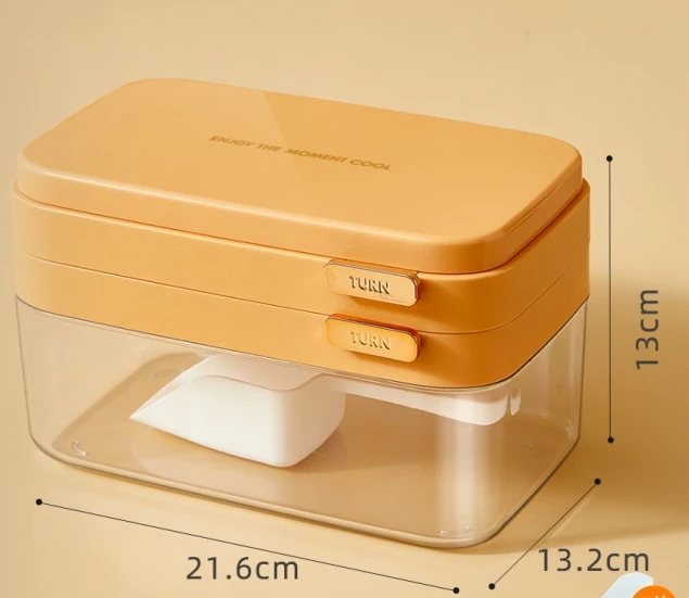 Food Grade Large Capacity Ice Grid Set 2 Layers Mold Ice Lattice With Scooper and Freeze Container Ice Making Box