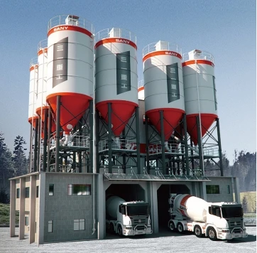 China sany Product HZS120 Concrete Batching Plant For Mining Use To Saudi Arabia