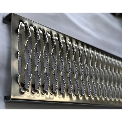 Сверхпрочная перфорированная металлическая решетка с рукояткой