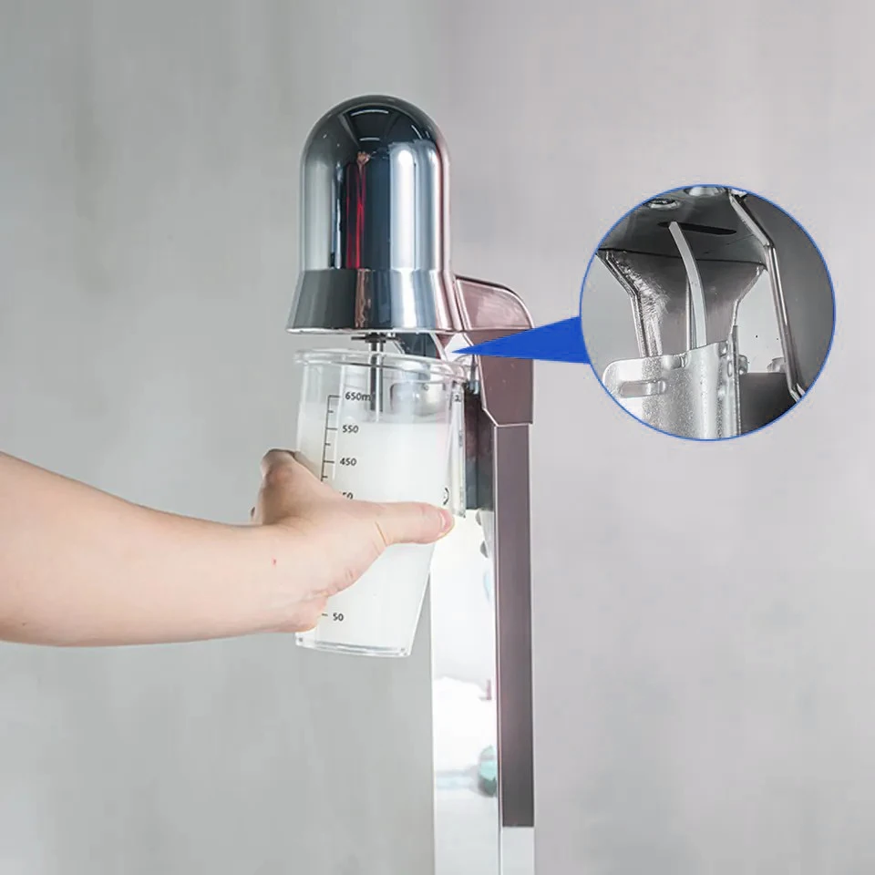 Commercial professional milkshake machine Stand Milk Shake Maker Coffee Blender Mixer Electric Hand Milk Frother