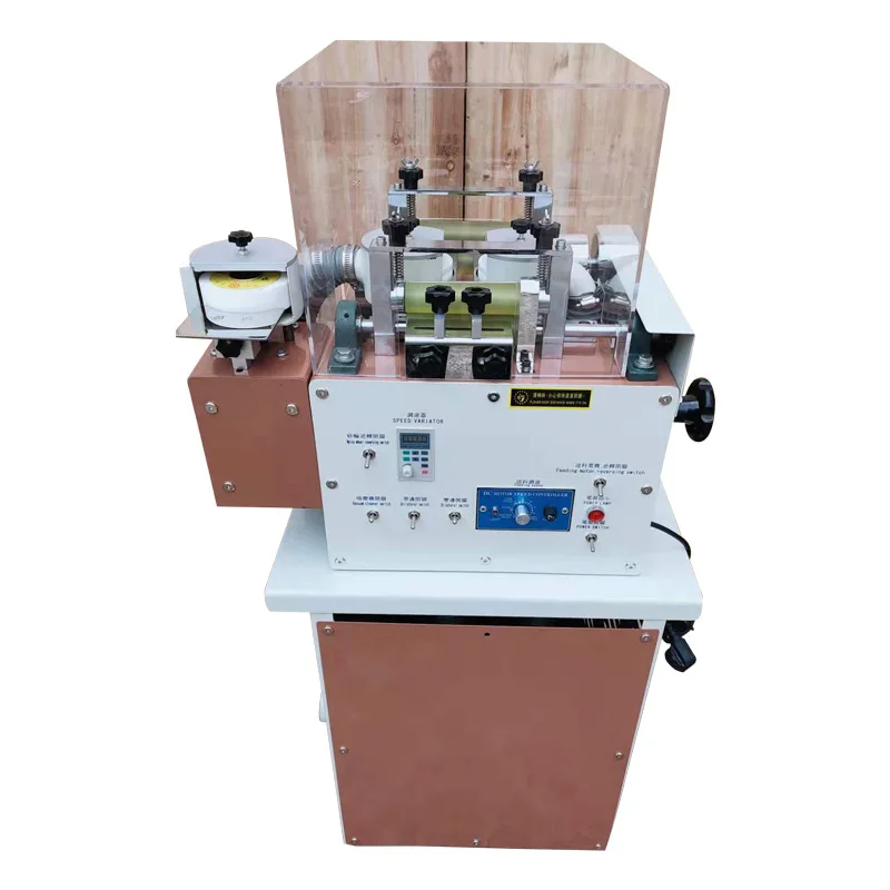 
leather manufacturing belt edge grinding polishing machine 