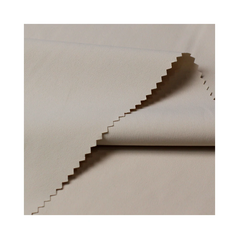 Factory outlet 75D weft spandex plain fabrics for clothing woven trousers fabric