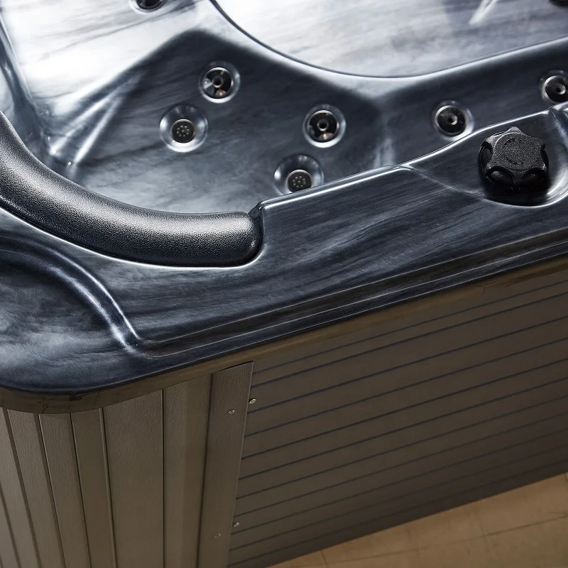 Luxurious 6 Persons Outdoor Swimming Spa Pool Acrylic Whirlpool Hydro Air Blower Bubble Massage Hot Tubs