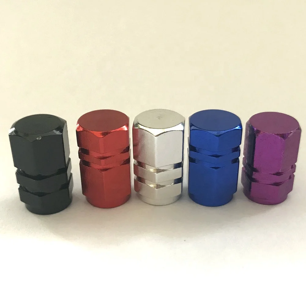 
Aluminum alloy cap for bicycle tube valve 