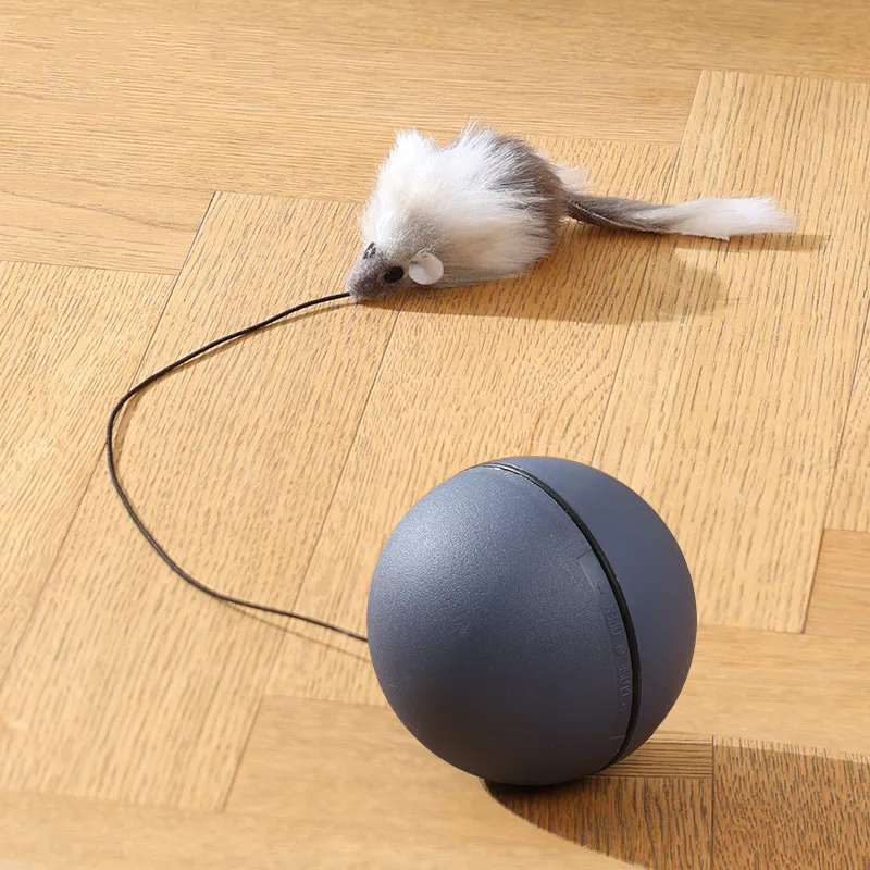 Interactive Cat Toy Ball Electric Automatic Cat Toy Ball Funny Smart Toys For Cats
