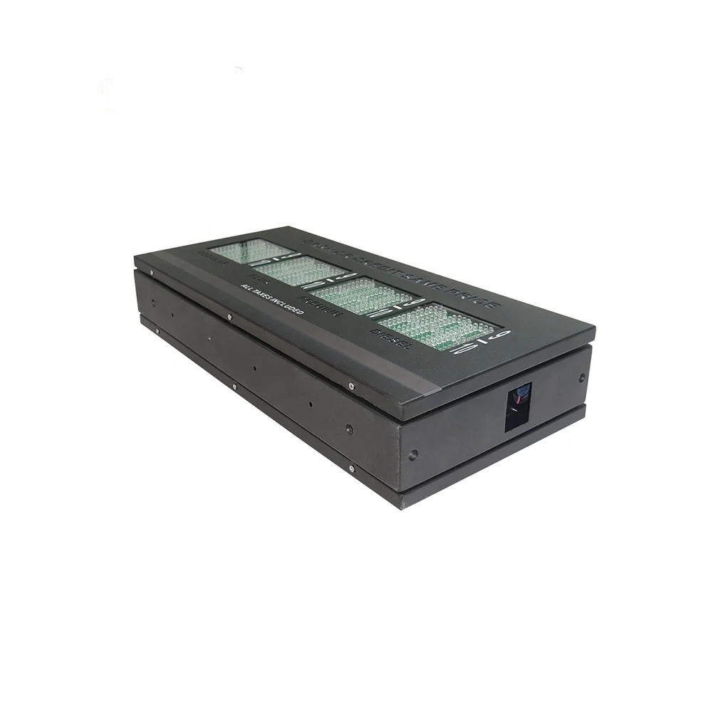 Manufacturer Factory Supply LED Gas Pump Topper Price Signs with Wireless Control and Price Synch