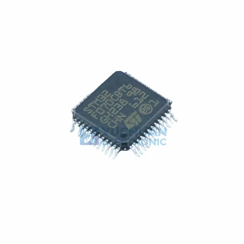 STM32F070CBT6 New and original ARM-M0 LQFP-48 Microcontrollers(MCU/MPU/SOC) STM32F070CBT6