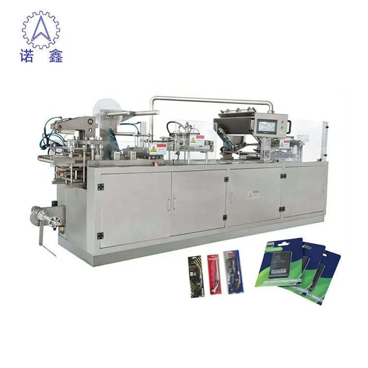 DPB-500K lipstick black oil-gel ink pen transparent super glue automatic blister card packing machine