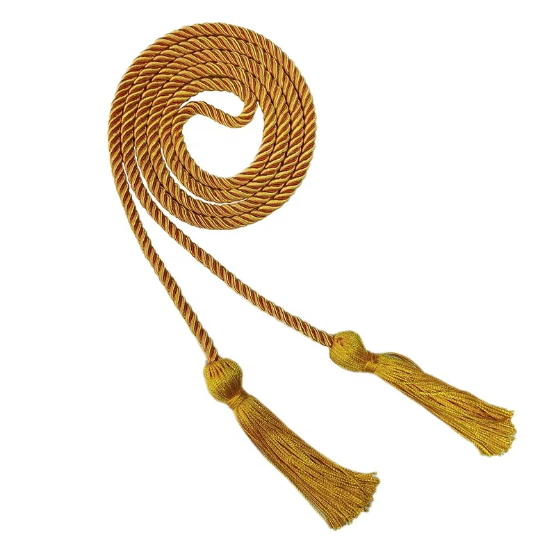 
Factory directly Wholesale solid color college graduation honor cords 