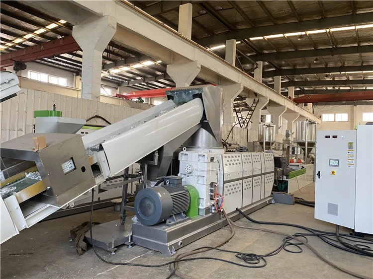 FAYGO UNION Customized single screw extruder water cooling compound granules pelletizing line