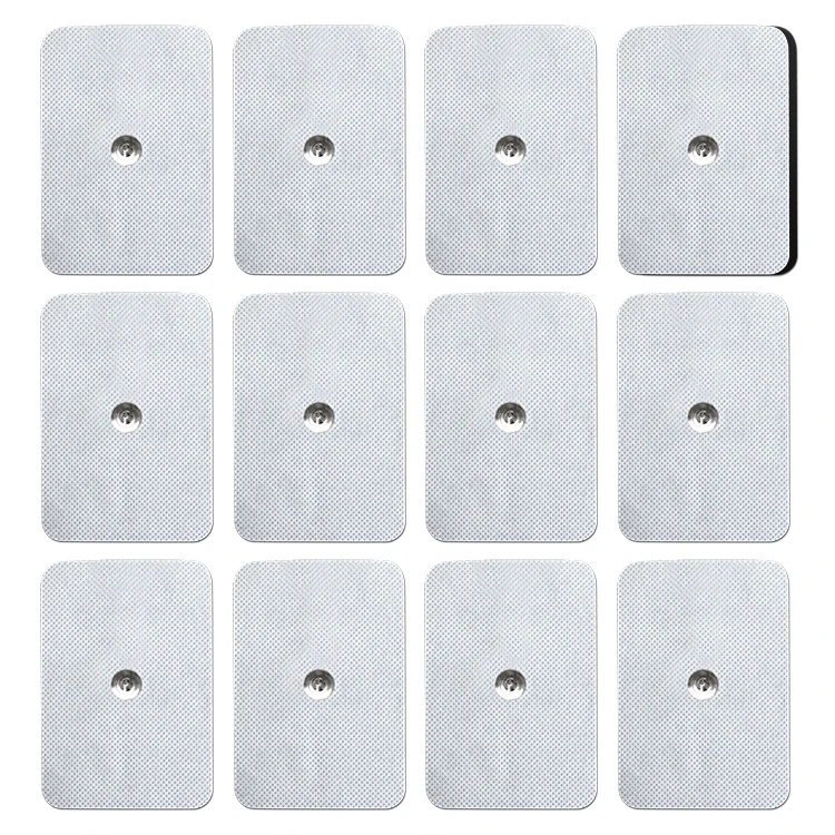 SKYFOREVER high-sensitivity skin-tone 60*90MM 3.5mm button non-woven Tens equipment patch for body health